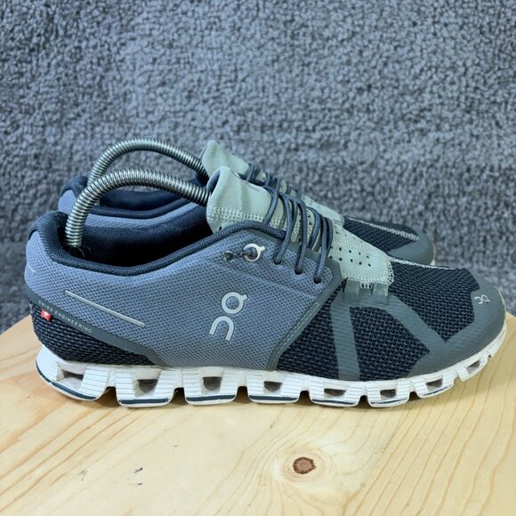 On Cloud 5 Running Shoes Mens Size 8 Blue Blue Gray Gym Training Sneakers - Picture 3 of 7